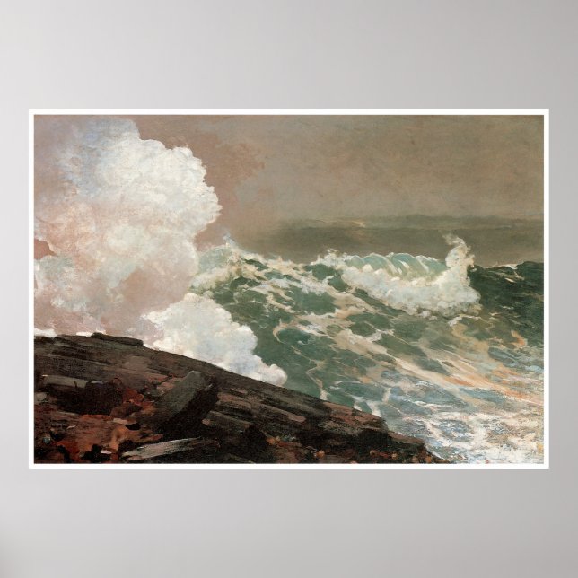 Affiches Northeaster, 1895 Winslow Homer (Devant)