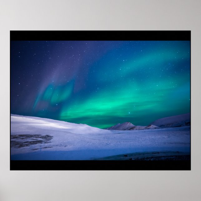 Affiches Northern lights personnalisation personnalisation  (Devant)