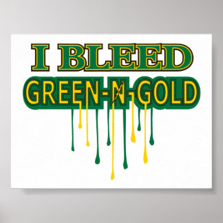 Affiches Northmont I Bleed Green 'n Gold