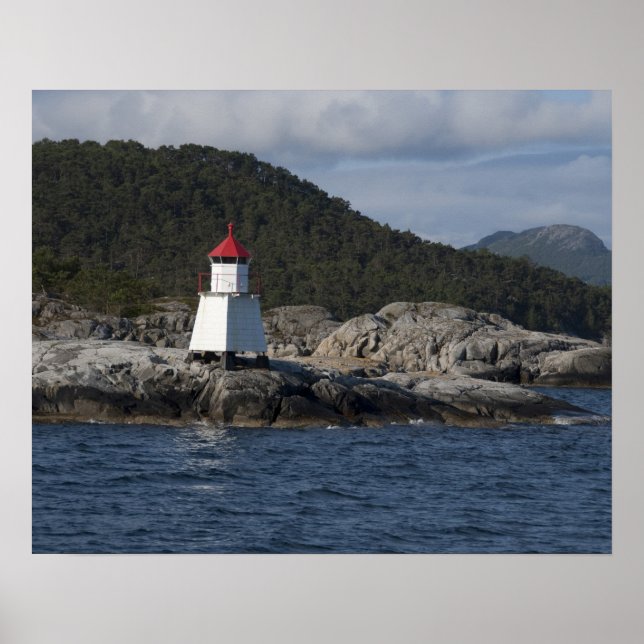 Affiches Norvège, Stavanger. Vues le long du Lysefjord. (Devant)