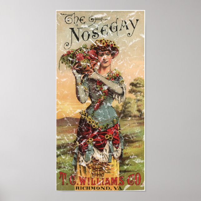 Affiches Nosegay - 1900 - en détresse (Devant)
