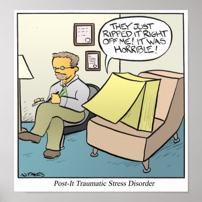 Affiches Note post-it (Devant)