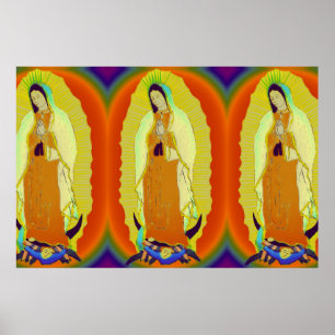 Affiches notre dame de guadalupe