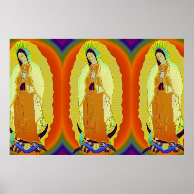 Affiches notre dame de guadalupe (Devant)