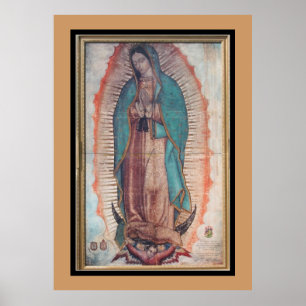 Affiches NOTRE DAME DE GUADALUPE 30 x 45