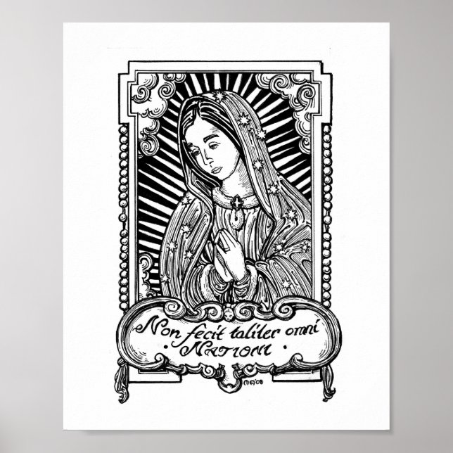 Affiches Notre-Dame de Guadalupe (II) (Devant)