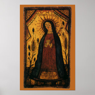 Affiches Notre-Dame de Guadalupe par Pedro Antonio Fresquis
