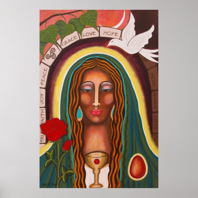 Affiches "Notre Dame des Coeurs de guérison" (Devant)