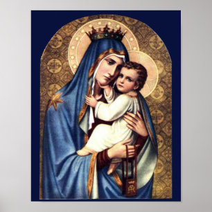 AFFICHES NOTRE DAME OF LE MONT CARMEL