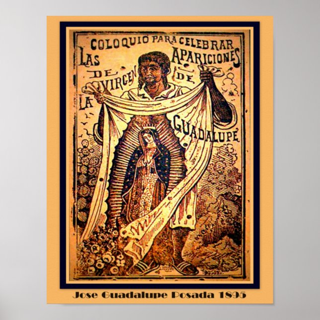 Affiches Notre Dame Vierge Marie - Jose Guadalupe Posada Po (Devant)
