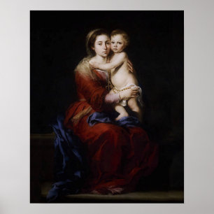 Affiches Notre Dame Vierge Marie Vierge Maria Rosario Poste