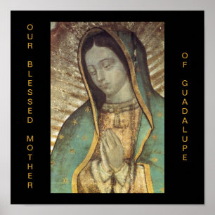 AFFICHES NOTRE MÈRE BÉNÉFICIÉE DE GUADALUPE