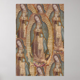 AFFICHES NOTRE MÈRE BÉNÉFICIÉE DE GUADALUPE (XTRA LRG 40X60