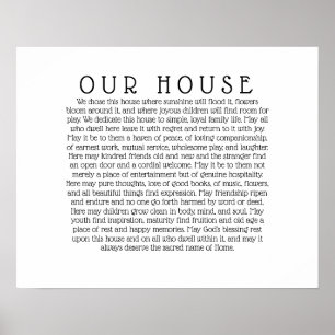 Affiches NOTRE soumission MAISON Imprimer