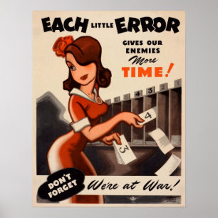 Affiches N'oubliez pas que nous sommes à la guerre !