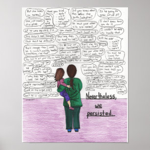 Affiches Nous avons persisté (des parents d'enfants