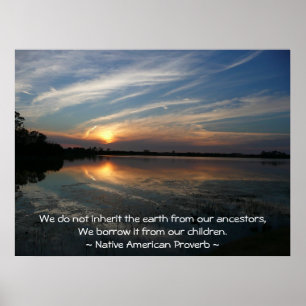 Affiches Nous n'héritons pas de la terre...