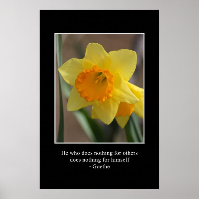 Affiches Nous nous améliorons en faisant pour les autres (Devant)