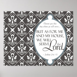 Affiches Nous servirons le seigneur