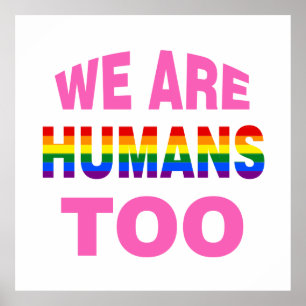 Affiches Nous sommes aussi des humains