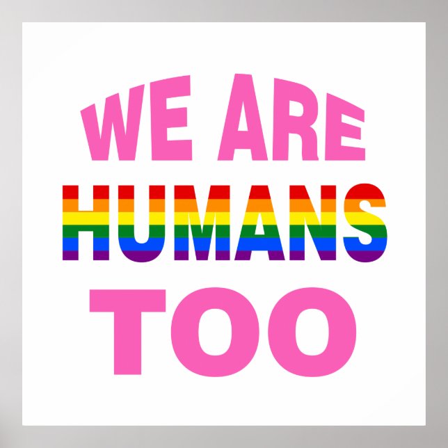 Affiches Nous sommes aussi des humains (Devant)
