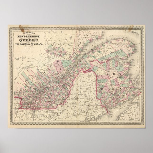 Affiches Nouveau-Brunswick et Québec (Devant)