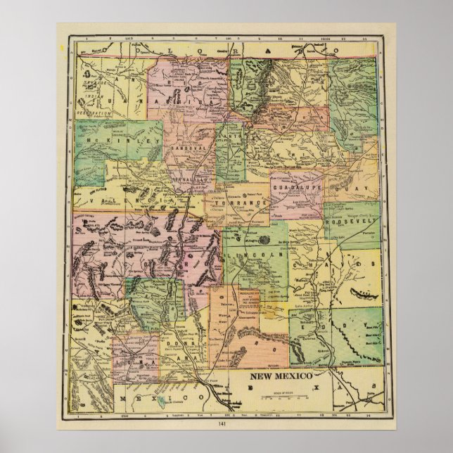 Affiches Nouveau-Mexique (Devant)