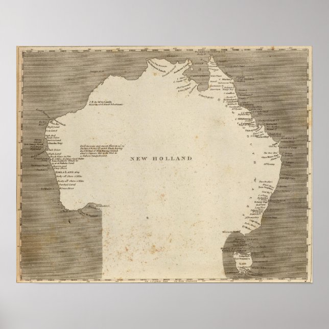 Affiches Nouvelle-Hollande, Australie (Devant)