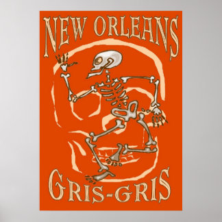 Affiches Nouvelle-Orléans Gris Gris
