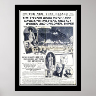 Affiches Nouvelles de la série Titanic sur le naufrage du T