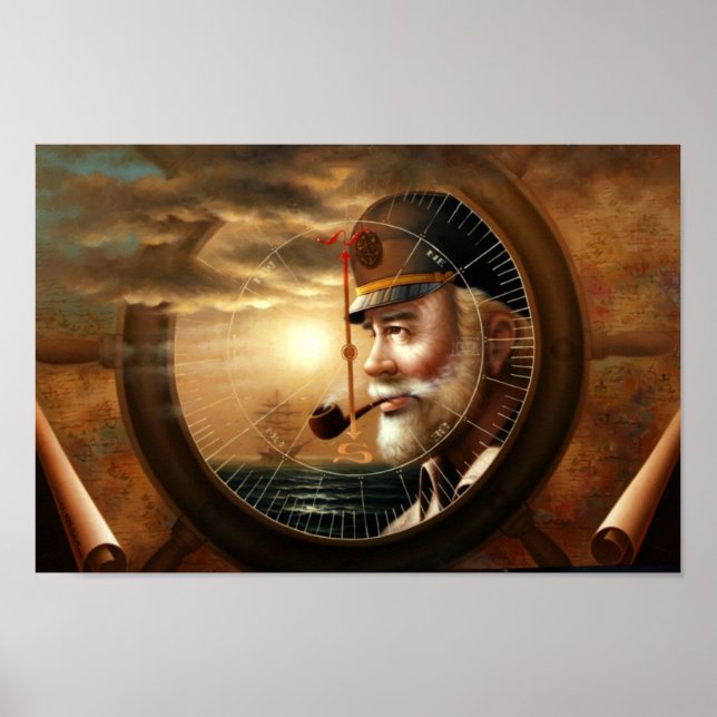 Affiches NOUVELLES et carte Capitaine(Capitaine de mer) (Devant)