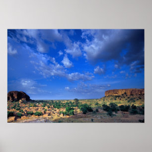 Affiches Nuages balayant le ciel au-dessus de