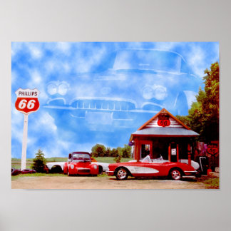 Affiches Nuages de corvette