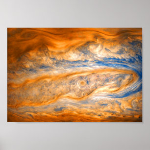 Affiches Nuages de tourbillonnement de Jupiter