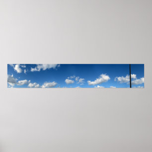 Affiches Nuages panoramiques de plage