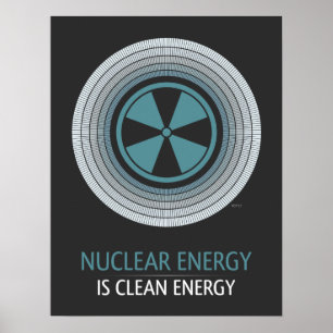 Affiches Nuclear Energy Is Clean Energy