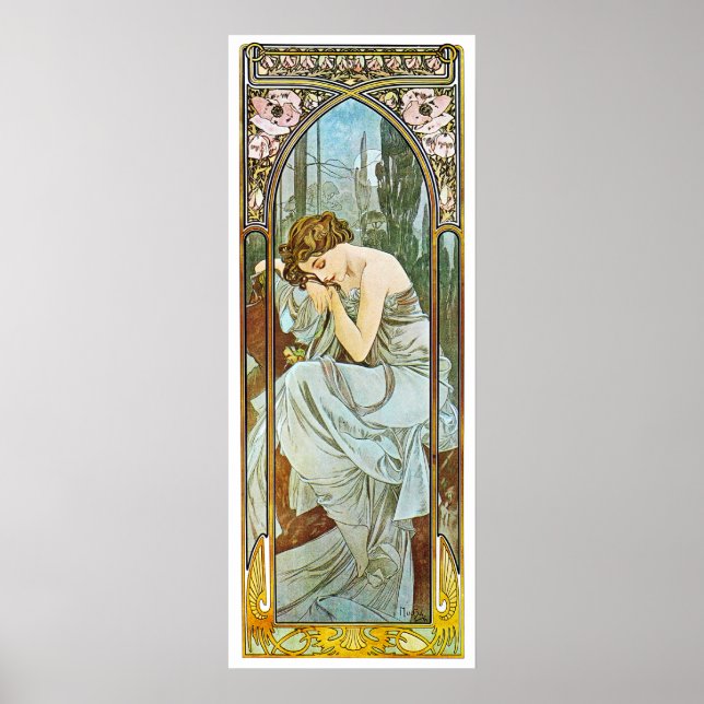 Affiches Nuit, Alphonse Mucha (Devant)