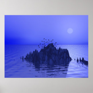 Affiches Nuit bleue