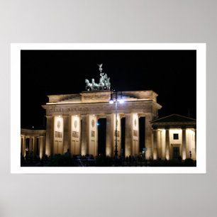 Affiches nuit de Brandebourg Berlin