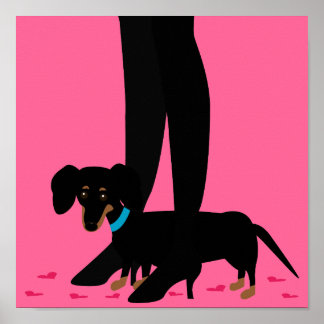 Affiches Nuit des filles - Dachshund