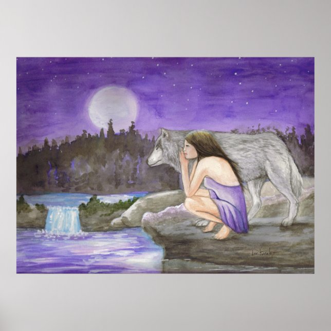 Affiches nuit étoilée par Lori Karels (Devant)