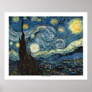 Affiches Nuit étoilée par Vincent van Gogh