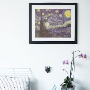 Affiches Nuit étoilée par Vincent van Gogh, Art Vintage