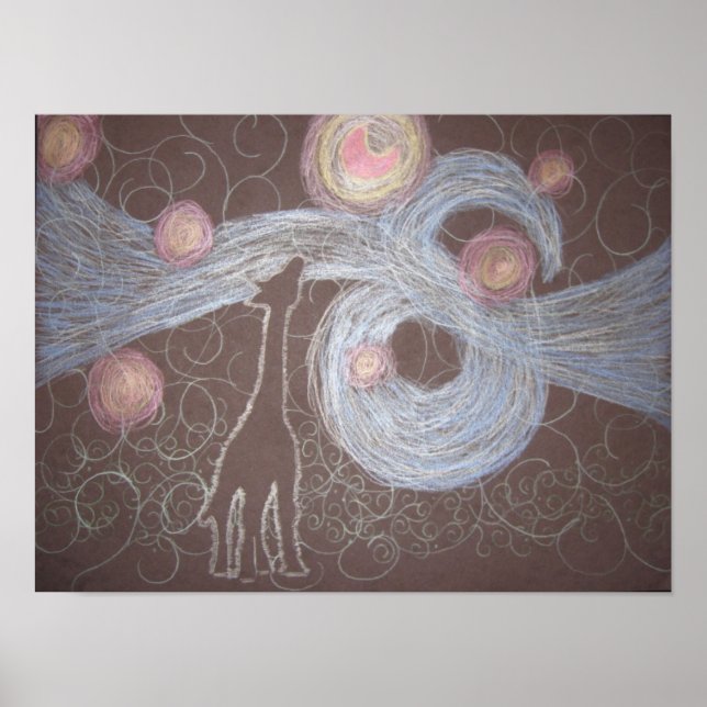 Affiches Nuit Giraffey (Devant)