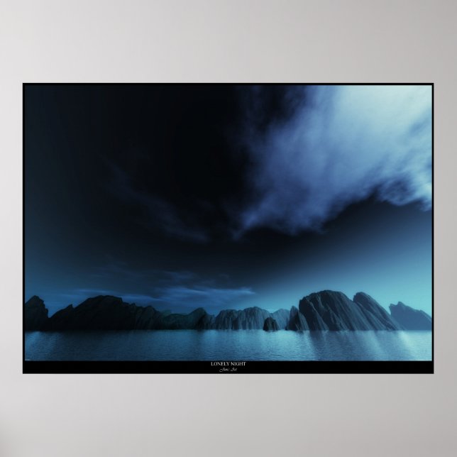 Affiches Nuit solitaire (Devant)