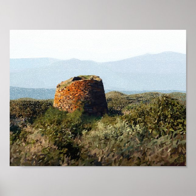 Affiches Nuraghe, Sardaigne (Devant)