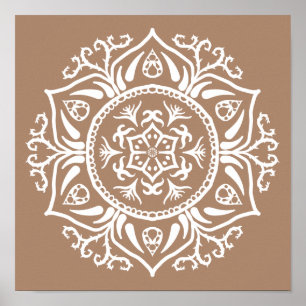 Affiches Nutmeg Mandala