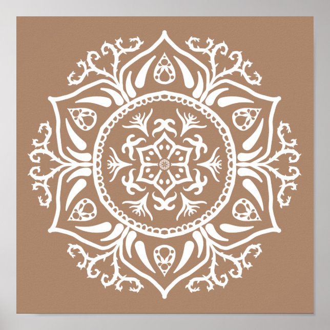 Affiches Nutmeg Mandala (Devant)