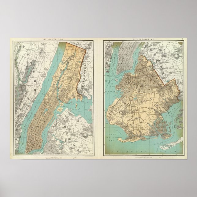 Affiches NY City, Brooklyn (Devant)