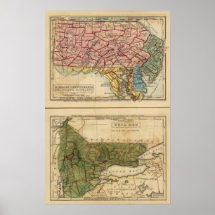 Affiches NY, NJ, Pa, Del, Md